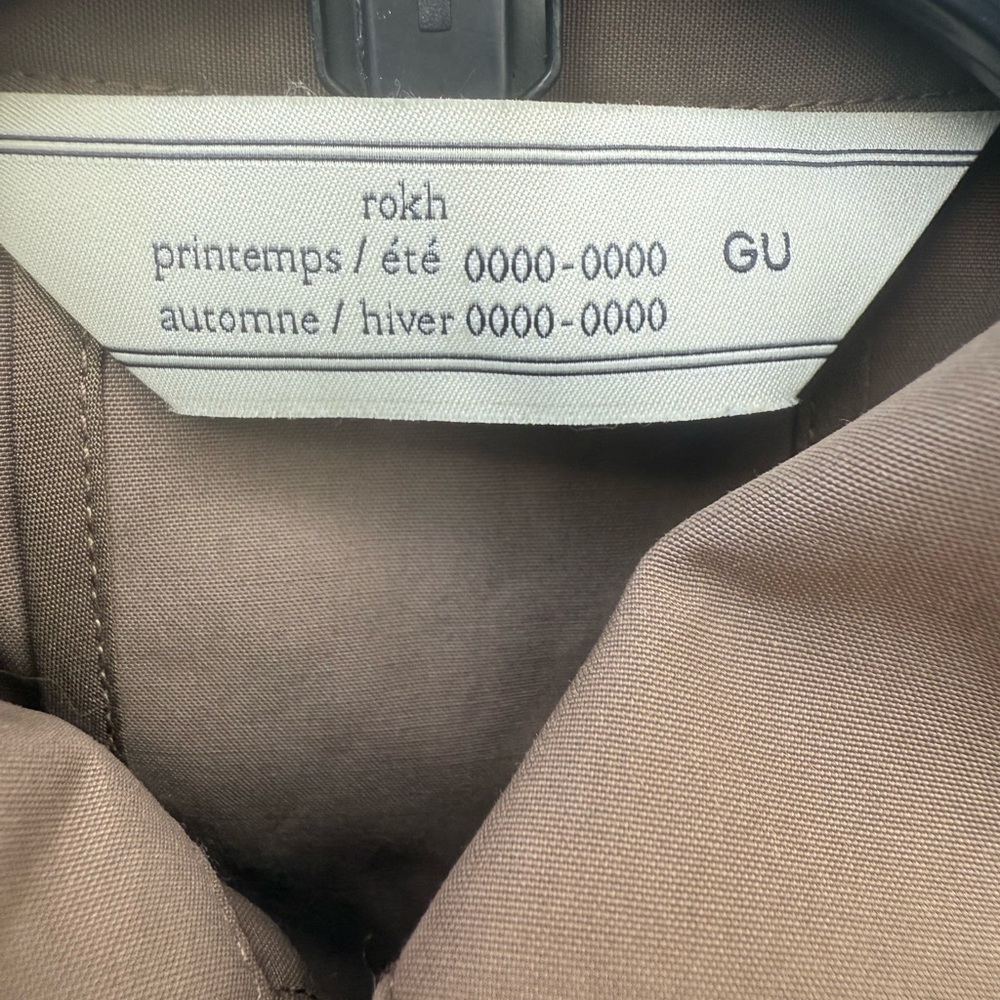 Cropped Cape Trench Jacket in Olive Green - Picture 11 of 16